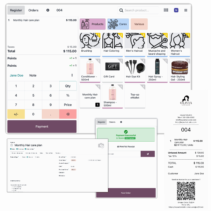Memberships, packages, and gift cards using Odoo