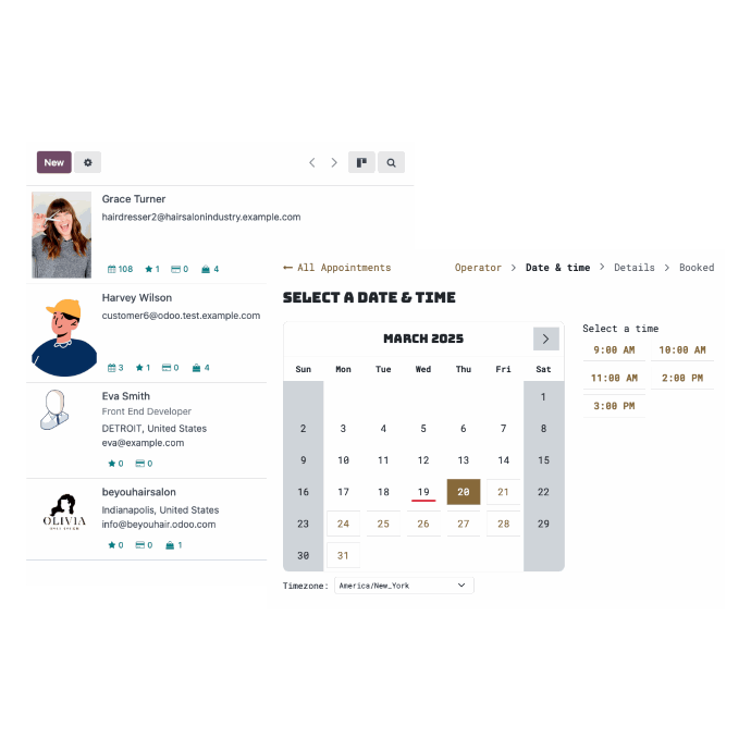 customer service for hair salons using point of sales and CRM