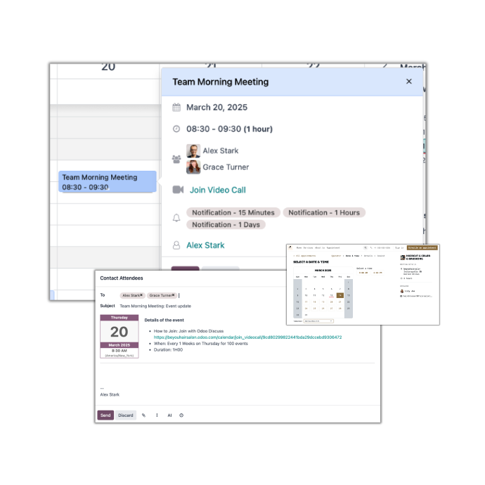 Boost efficiency with Odoo's Online Booking system