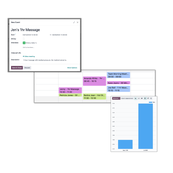 Effortless calendar management with Odoo