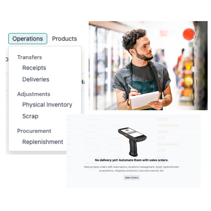 Smart inventory management with Odoo