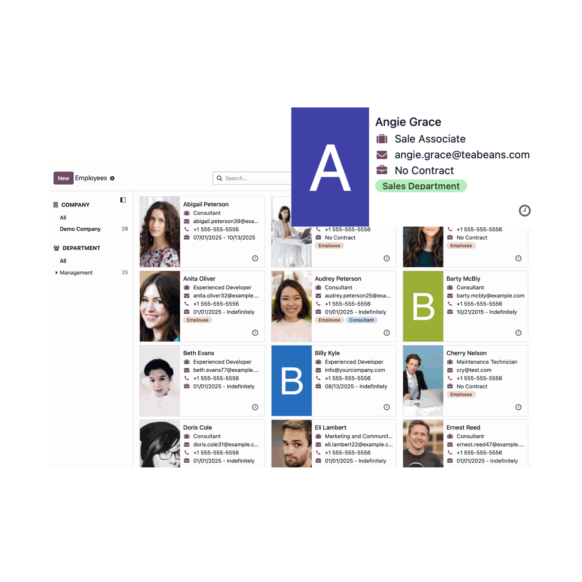 Learn staff management with Odoo for your coffee shop