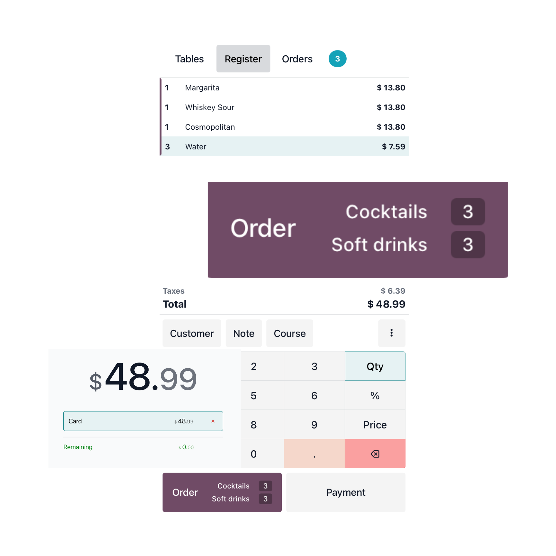 Seamless payment solutions for bar restaurants in Odoo