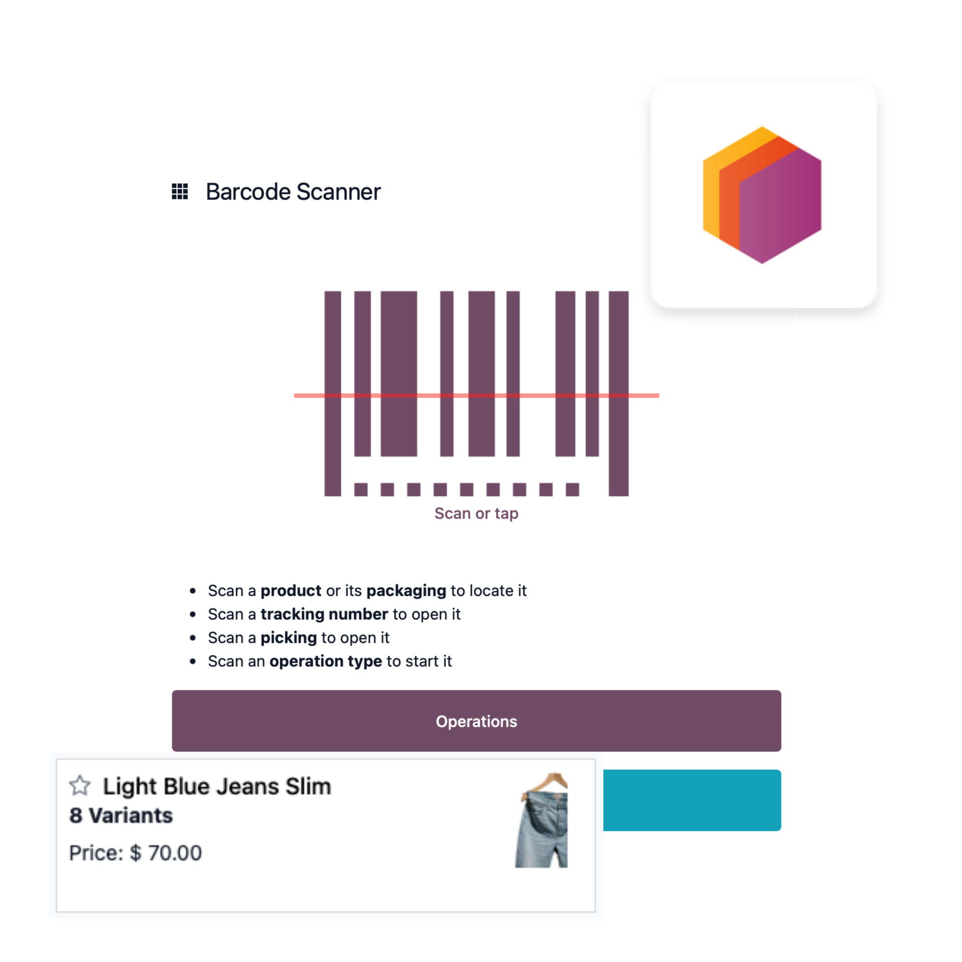 retail and inventory management bar codes with odoo