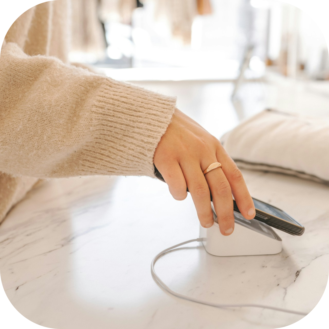 fast payment checkout with mobile phone