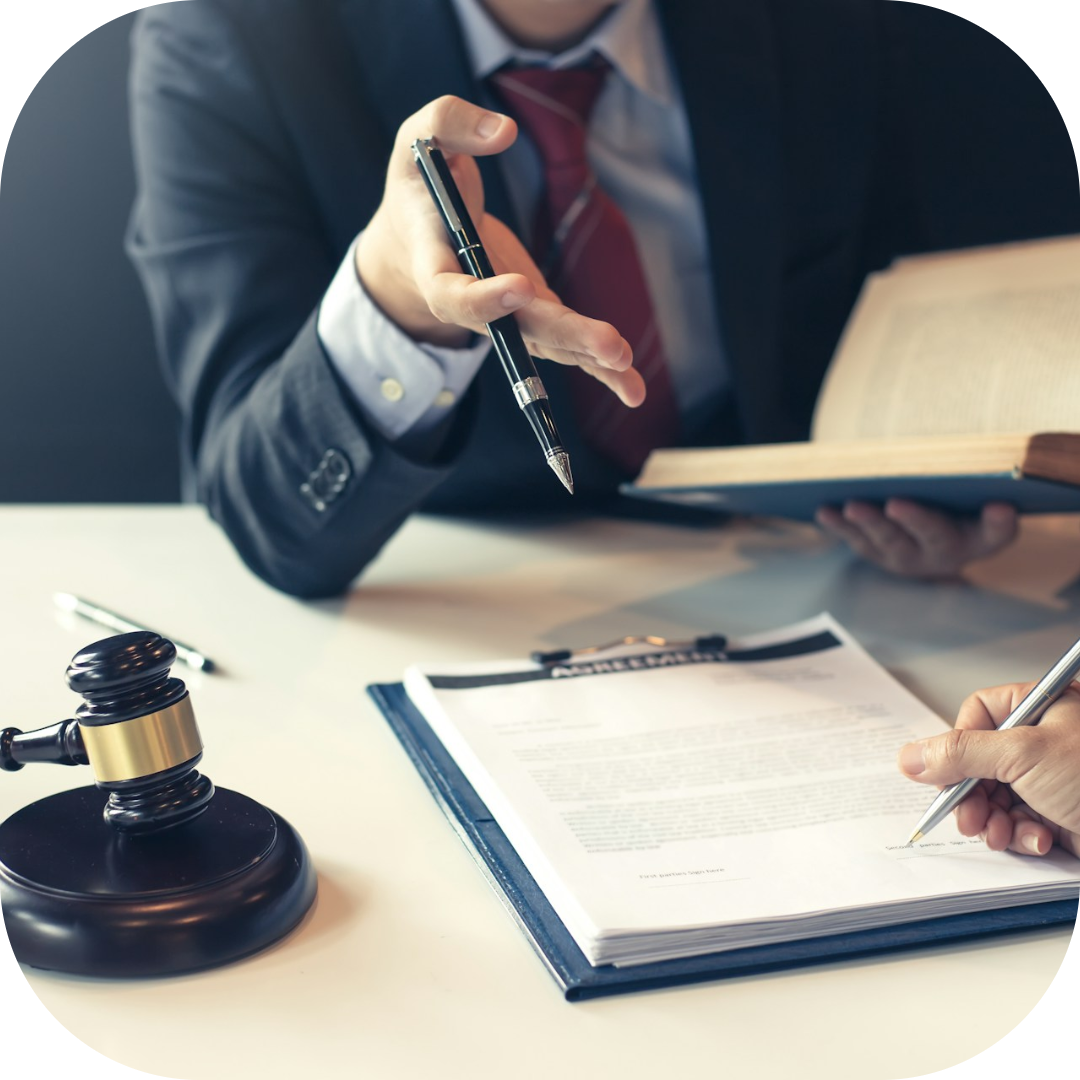 lawyers looking through the docket